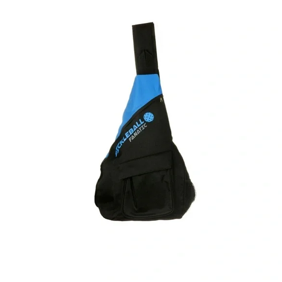 New-Pickleball Black and Blue Sling Bag (see 2nd photo)