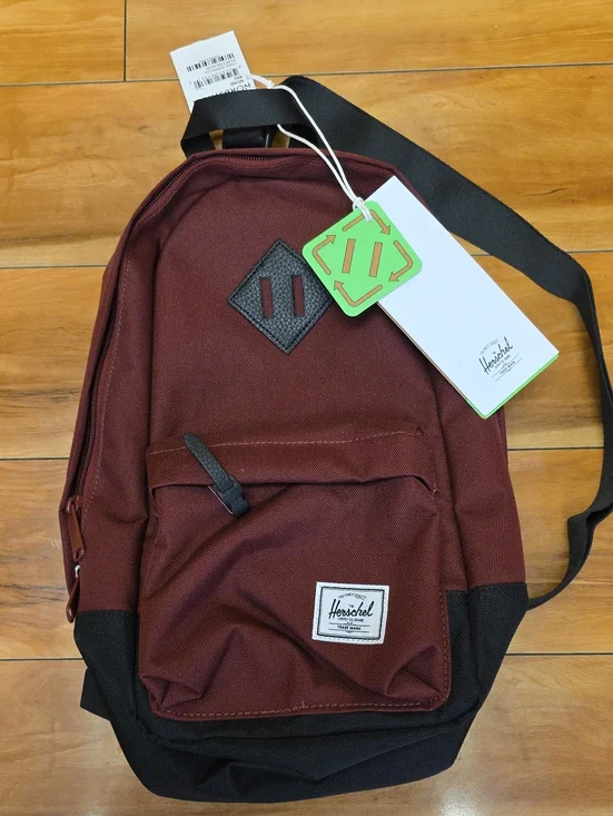 NWT Herschel Supply Co. Heritage Shoulder Bag Sling Pack 8.5L Port Maroon