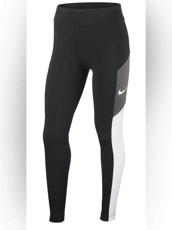 Nike girl youth drifit colorblock leggings Sz XL 18/20