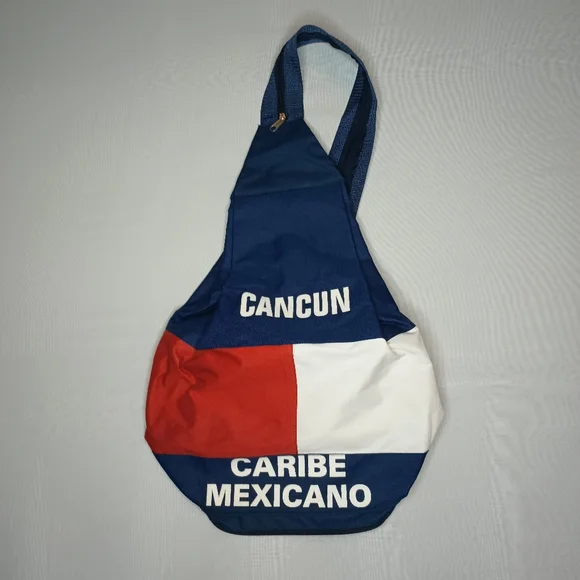 Cancun Carbide Mexicano Anti-Theft Backpack Adj Crossbody 2-way Straps