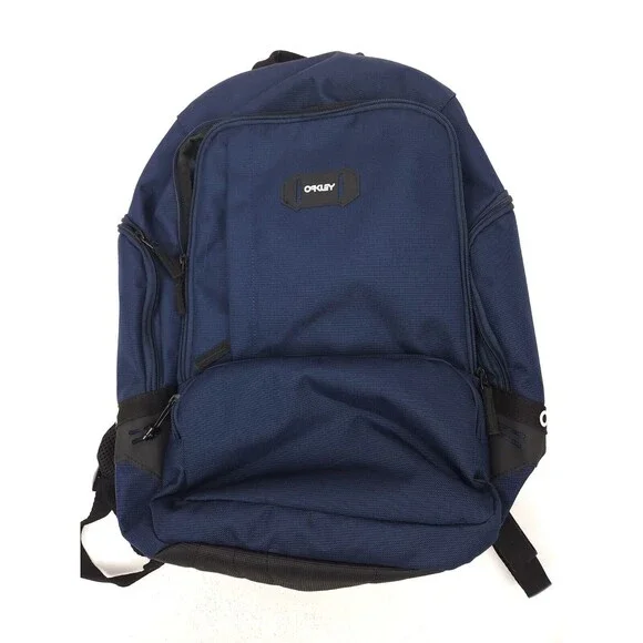 Oakley Street Backpack Bag Navy Blue Book Laptop School Bag