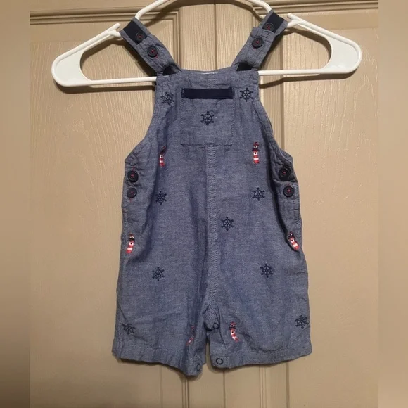 Nautical Blue Kids Overalls