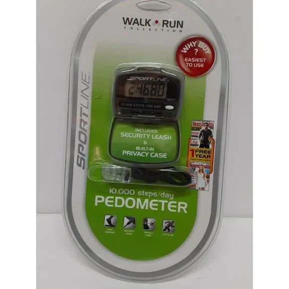 New Sportline Clip-n-Go Pedometer | Factory‎ Sealed I Free Shipping