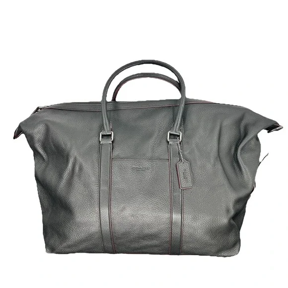 Coach Black Pebble Leather Trekker Interior Patch Design