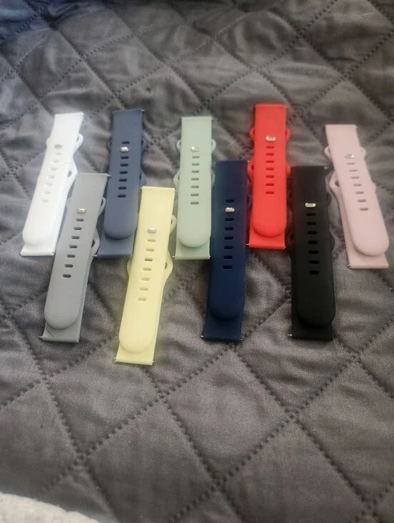 Silicone Replacement Watch Bands - Multi Color Set