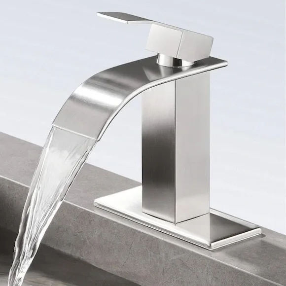 Modern Silver Bathroom Faucet