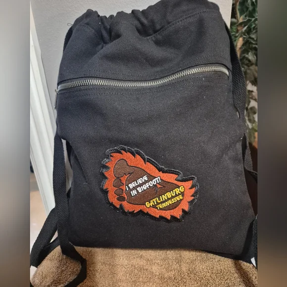 Backpack Cinchsack with Bigfoot Patch