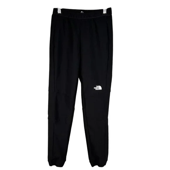 The North Face Girls Medium 10/12 Black  Jogger Sweatpants Pockets Branded Waist