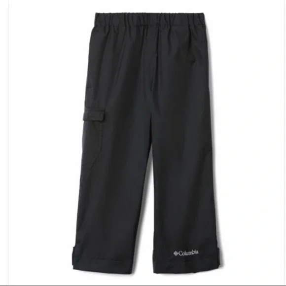 Columbia Cypress Brook Pant Black Waterproof Rain Pants Lightweight-M (10/12)