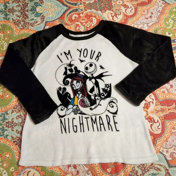 Disney Nightmare Before Christmas Sleepwear Top