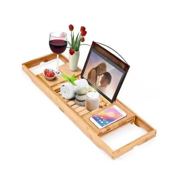 Homemaid Living Bamboo Bathtub Tray NEW