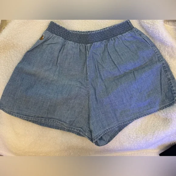 Polo by Ralph Lauren Blue Label Girls Light Blue Jean Shorts