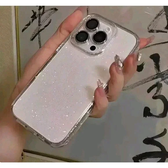 For Ipone 14 Pro‎ Bling glitter silicone shockproof case cover