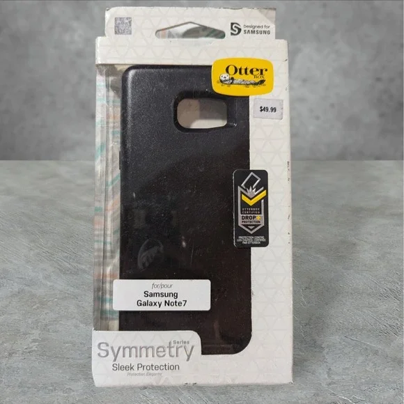 Y2. Otterbox Symmetry Series Phone Case For‎ Samsung Galaxy Note7 Black