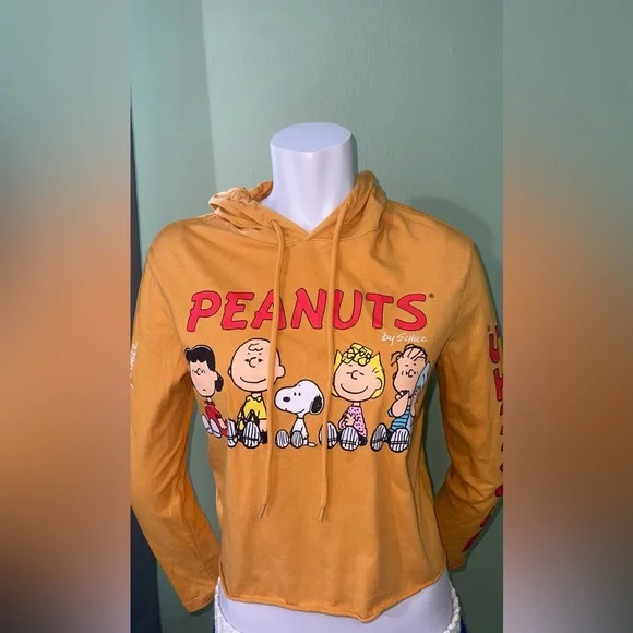 Peanuts Mustard Yellow Hoodie