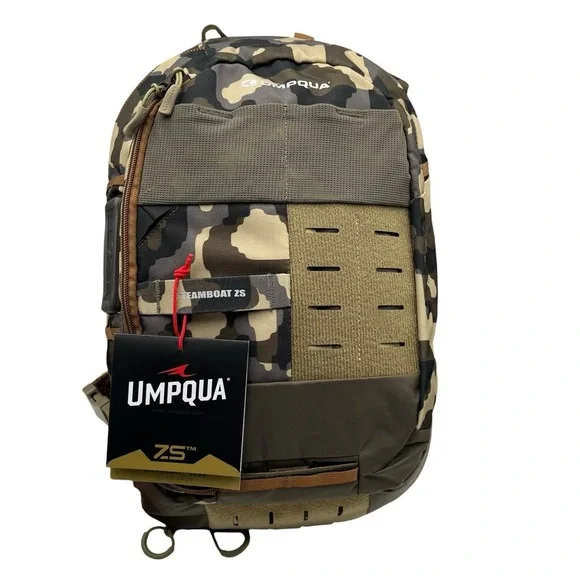 Umpqua Mens‎ Fishing Outdoor Sling Pack Camo Print ZS2 Steamboat 1200