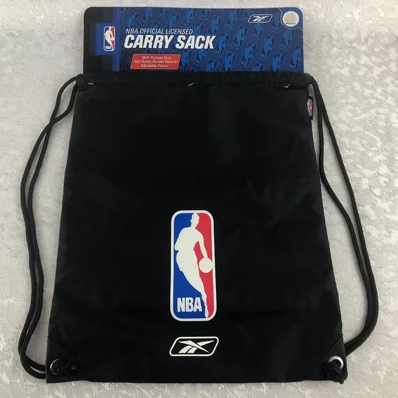 NBA Official Licensed Black Multipurpose Basketball Carry Sack NWT