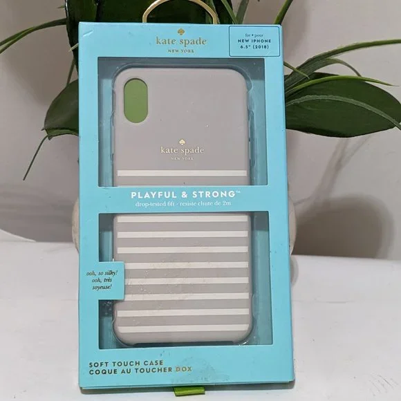 Kate Spade Phone Case IPhone 11 Pro Max  Cream Stripe