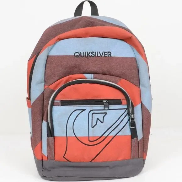 Quicksilver Schoolie Unisex Orange Brown Blue 16