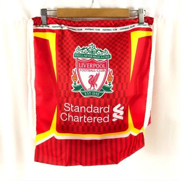 Liverpool FC Gym Bag Cinch Football Soccer Backpac