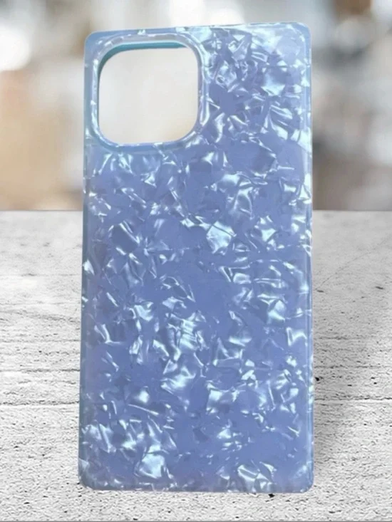 Blue Pearl Pattern Phone Case - Compatible Protective Cover