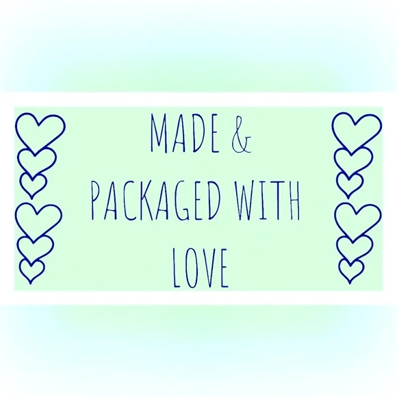 50 STICKERS - 2.25” x 1.25” - MADE & PACKAGED WITH ‘LOVE’