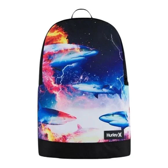 Hurley Graphic Backpack- Electric Shark