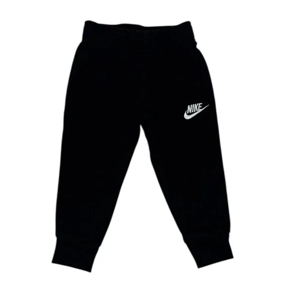 Nike Boys Toddler Black White Logo Jogger‎ Sweatpants 2T Casual Sportswear
