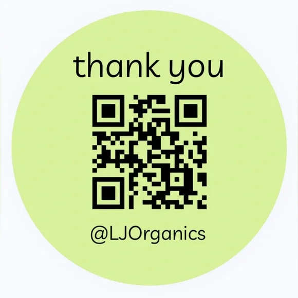 30 CUSTOM STICKERS - 2” ROUND - THANK YOU - W/ YOUR QR CODE & CLOSET NAME
