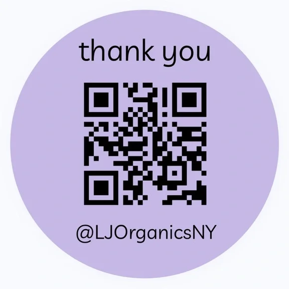30 CUSTOM STICKERS - 2” ROUND - THANK YOU - W/ YOUR QR CODE & CLOSET NAME
