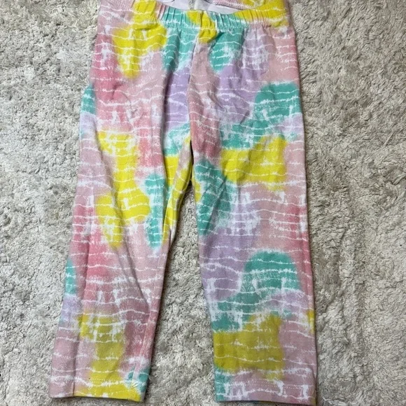 Cat and Jack Size 6 Colorful Tie-Dye Capris