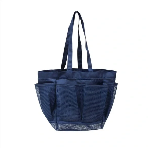 Room Essentials Mesh Shower Caddy -Dark Blue