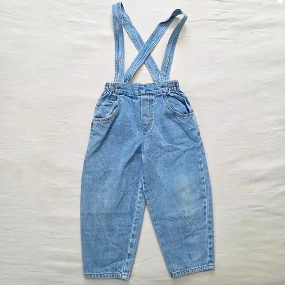 Vintage 90s Suspender Jeans 3t