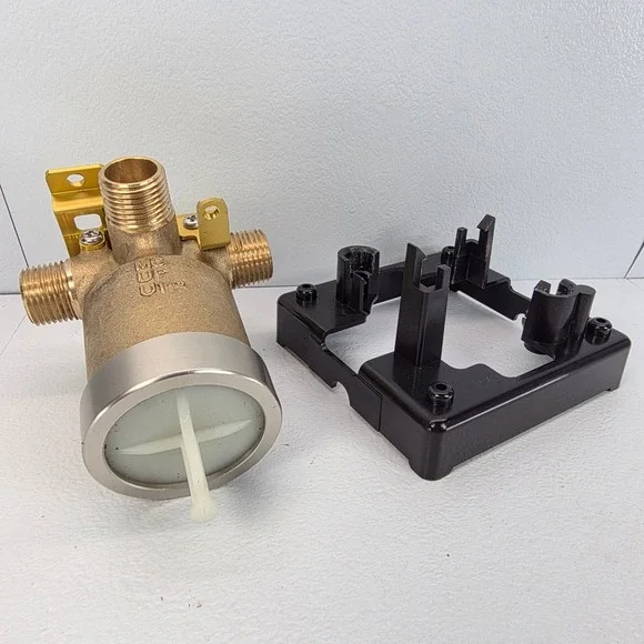 Mixing Rough In Valve Brass Mounting Bracket IPS PEX Universal Connection Delta‎