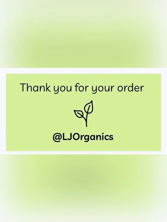 50 CUSTOM STICKERS - 2” x 1” - ‘THANK YOU FOR YOUR ORDER’ - W/ YOUR CLOSET NAME