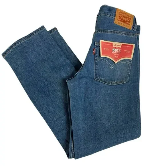 Levi's 551Z Authentic Straight Jeans, Stretch | Big Boys 14R 27