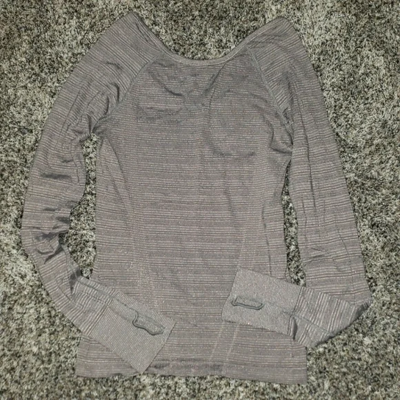 Athleta| Fitted Ribbed Long Sleeve Top