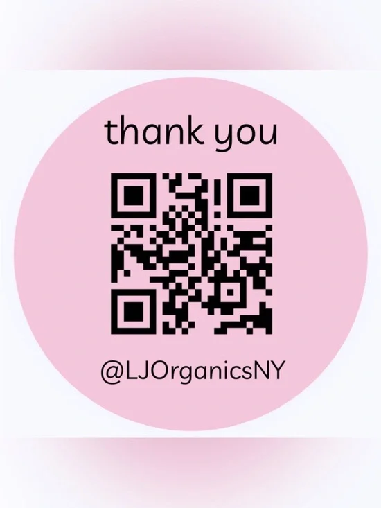50 CUSTOM STICKERS - 2” ROUND - ‘THANK YOU’ - W/ YOUR QR CODE & CLOSET NAME
