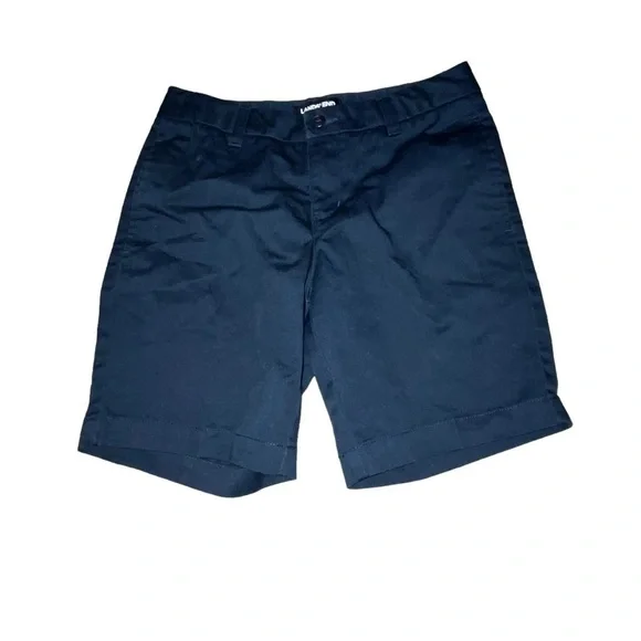 Lands' End Navy Blue Chino Shorts
