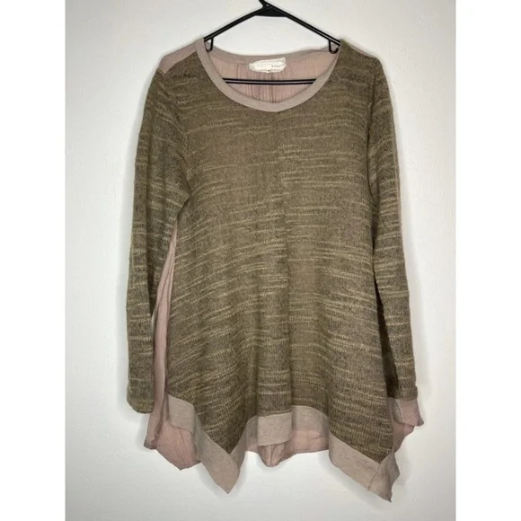 Anthropologie a’reve Long Sleeve Asymmetric Shirt