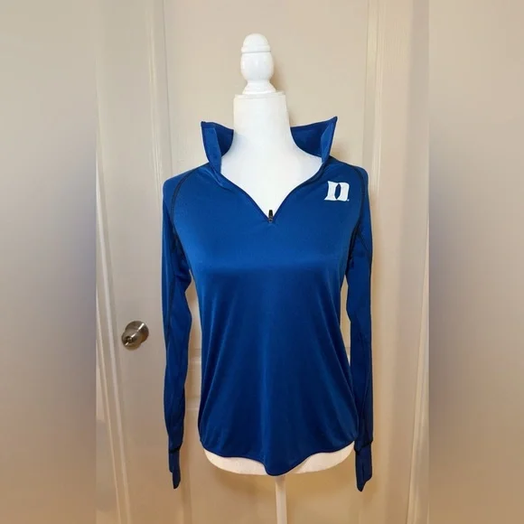 Duke University Blue Devils 1/4 Zip Pullover | Colosseum | Sz S NWT