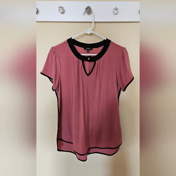 Pink Women's Blouse Size M