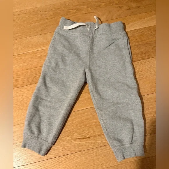 Hanna Andersson Gray Sweatpants 2T Organic Cotton Jogger Toddler Pants