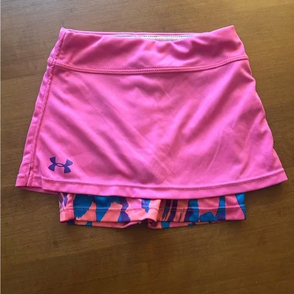 Under Armour Heat Gear Toddler Girls Pink Skort