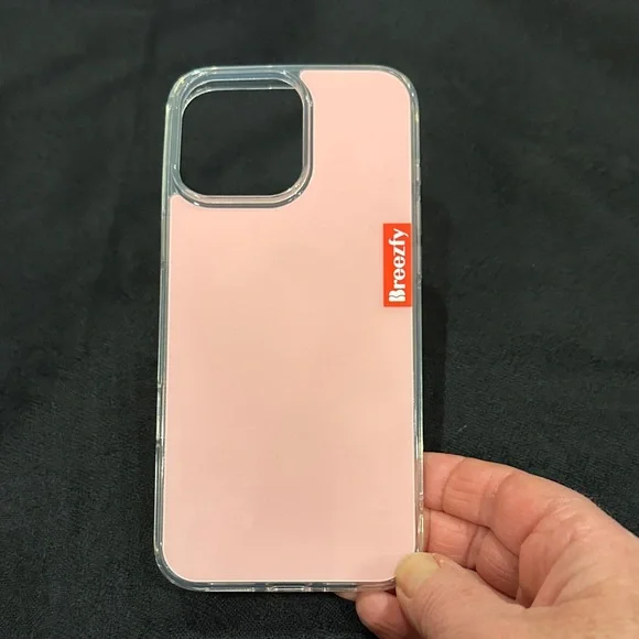 NWOT Breezfy iPhone 16 Pro Max Pink Phone Case