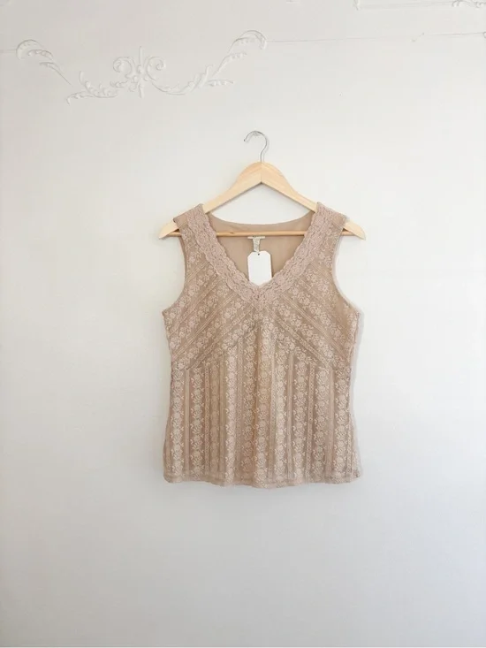 Vintage J Jill Lace Tank