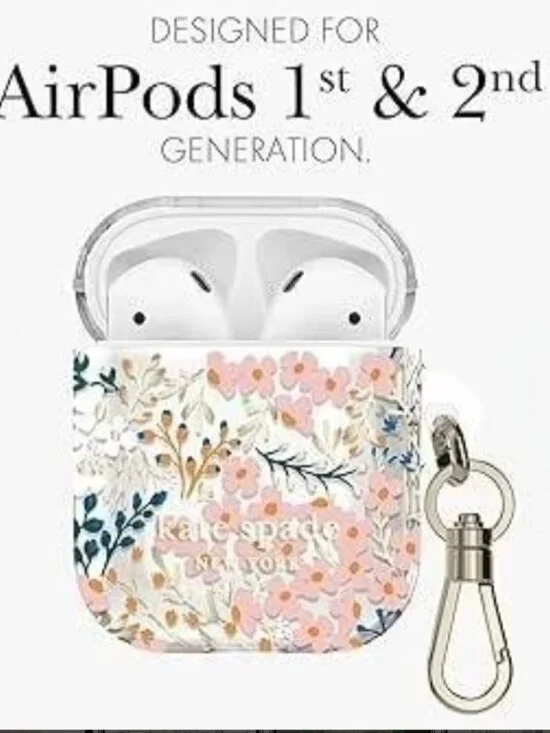 Kate Spade New York  Multi Floral Rose AirPods Gen 1 & 2 Protective Case