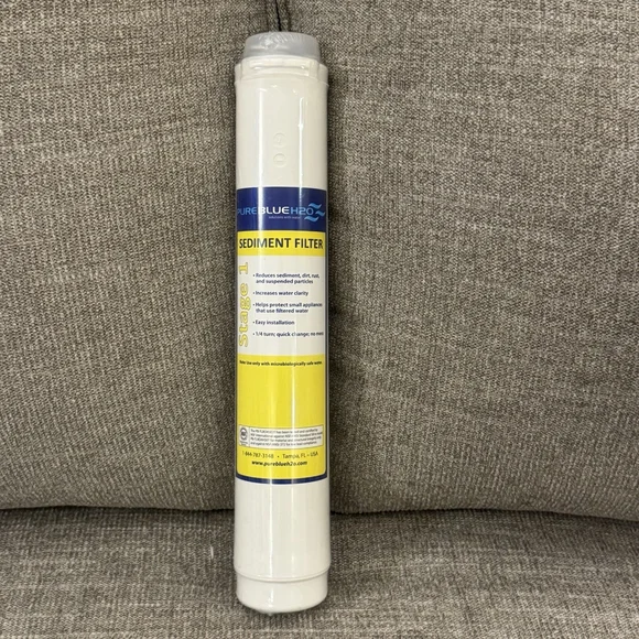 NEW Pure Blue H2O Sediment Stage 1 Replacement Filter for Reverse Osmosis System