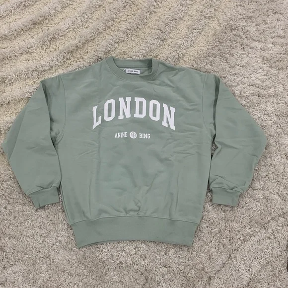 Anine Bing London Teal/Green Sweater Woman’s Sizes Small Medium & Large