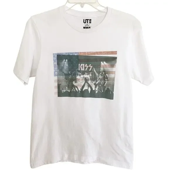 UT Uniqlo x KISS Patriotic 2014 Band Tee Medium